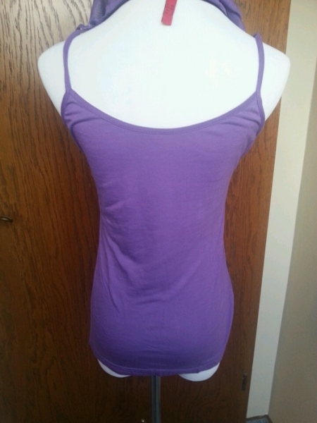 QS by s.Oliver 2in1 Bluse mit Top Gr.38 lila Hippie-Style