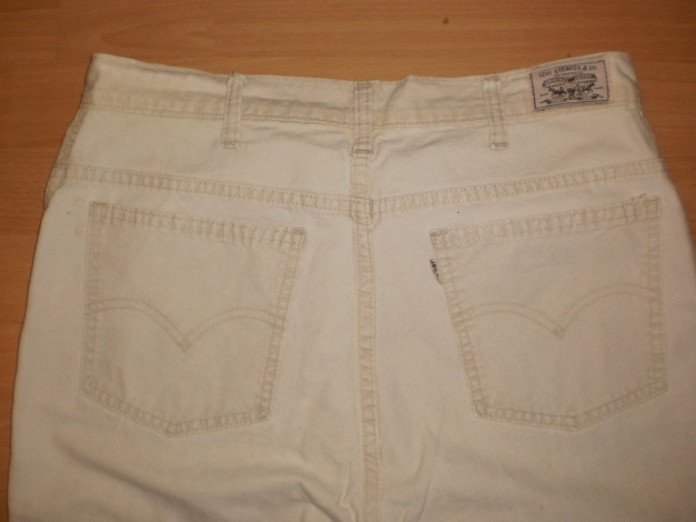 Jeans Levi’s 80er Original Vintage Kult Hose in Creme! Unisex Baumwolle