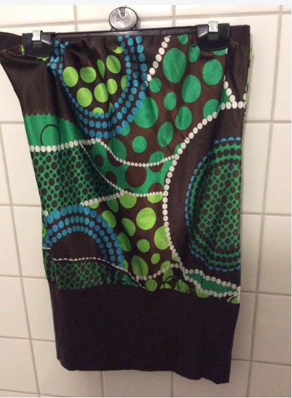 Buntes Top, trägerlos