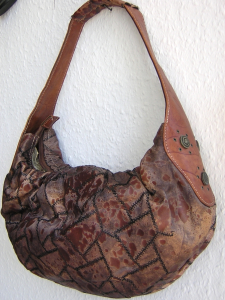 kleine handtasche braun Vintage