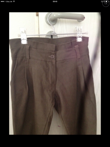 Khaki Hose Baumwolle
