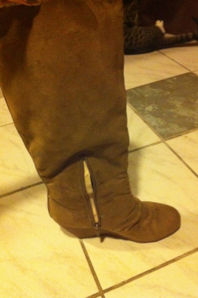 Hellbraune Stiefel h&m innenfutter 39