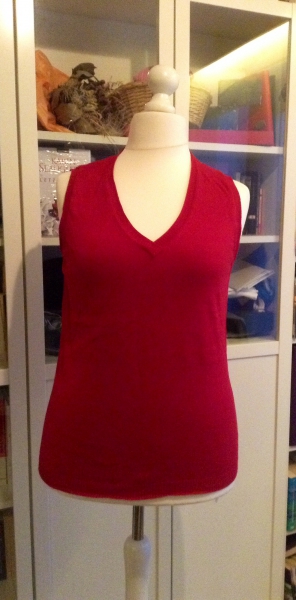 Pullunder Top rot Gr. XXL (~46/48), ungetragen!