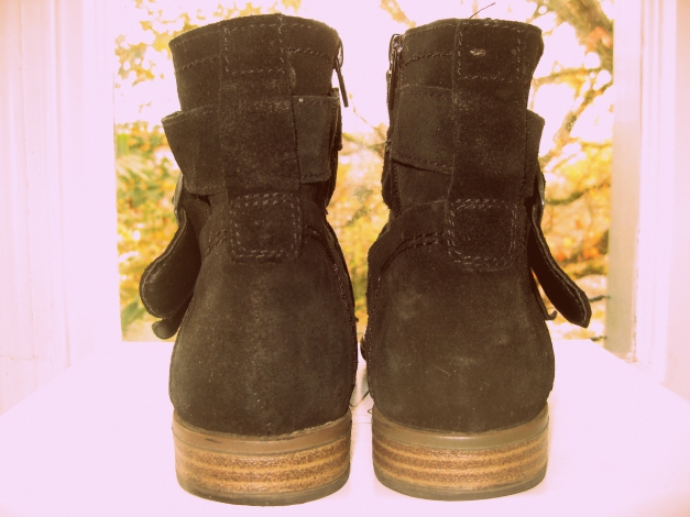 Boots aus echtem Wildleder