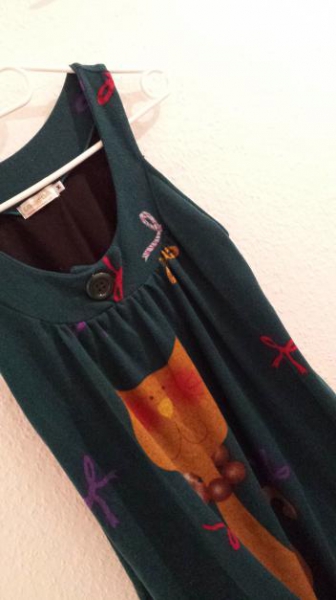 Smashed Lemon Kleid Top Longtop Minikleid Hängerchen Katze Katzen