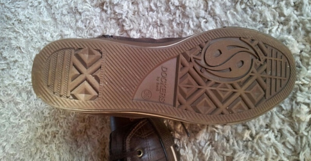 Sehr schöne Dockers by Gerli Gr. 39 braun Fell 