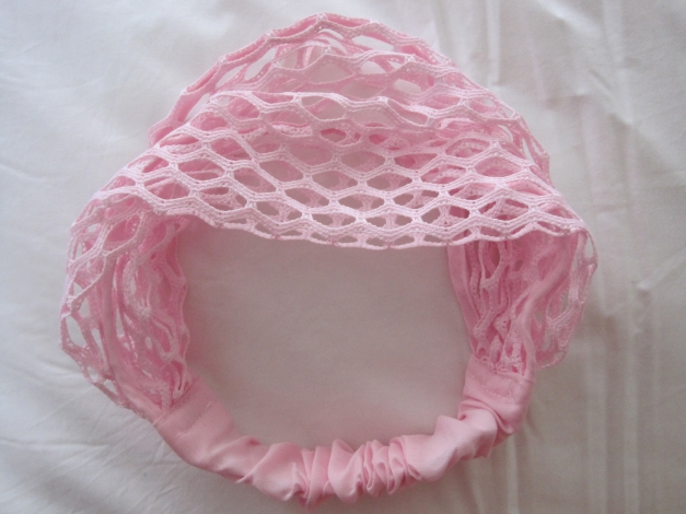 Bandana, Haarband mit Gummizug in der Farbe pink
