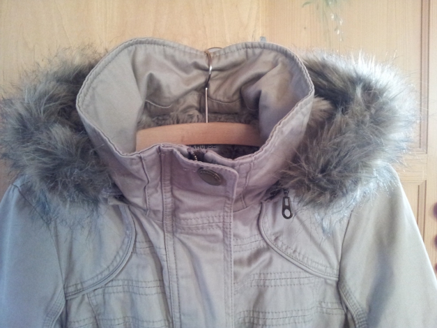 Kuschelige Winterjacke Fell Gr.L 38/40 