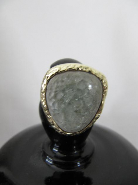 Toller Ring grün gold  Modeschmuck