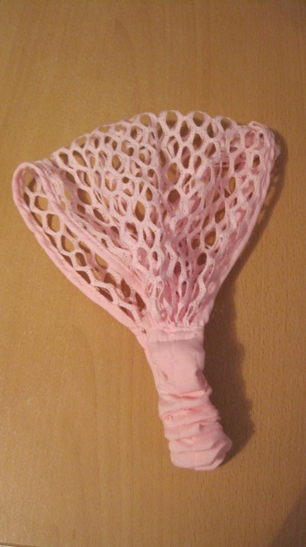 Bandana, Haarband mit Gummizug in der Farbe pink