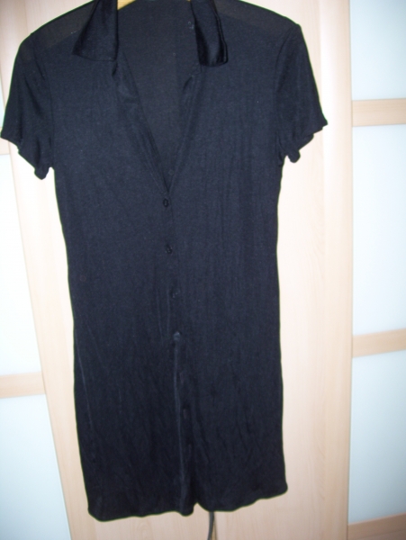  kurzärmliger leicht durchsichtiger longcardigan kleid longbluse gr.36-40