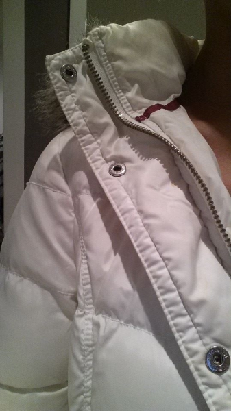 Weißer Daunenmantel von Tommy Hilfiger