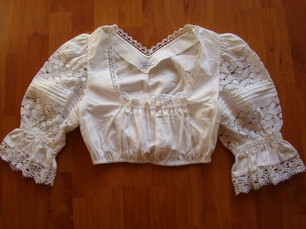 Hochwertige Krüger Dirndlbluse Bluse