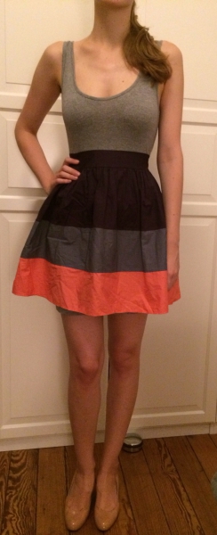 Topshop Kleid, Colourblocking Trend