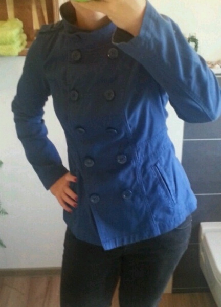 H&M Jacke Übergangsjacke in royalblau Gr.36/38
