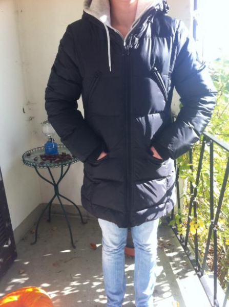 Replay Daunenmantel schwarz neu M tailliert geschnitten