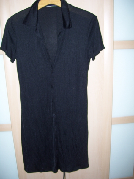  kurzärmliger leicht durchsichtiger longcardigan kleid longbluse gr.36-40