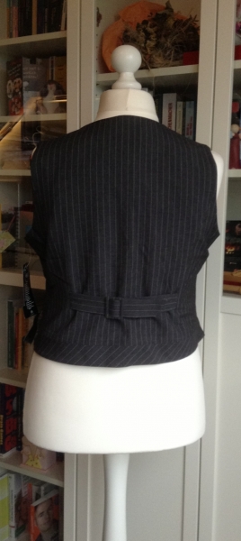 C&A Yessica Weste Nadelstreifen grau Gr. 46, ungtragen, top