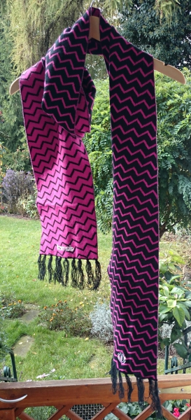 Schal von Element - schwarz pink