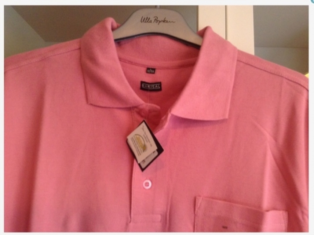 Poloshirt Shirt rosa Gr. 52/54 L ungetragen, top