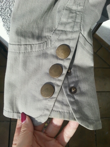 Übergangsjacke Gr.40 khaki/beige Orsay military