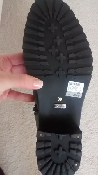 schwarze Lederstiefel #NEU