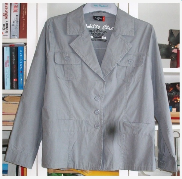 Ernstings Family Benotti Jacke Blazer grau Gr. XXL, ca. 46, TOP!