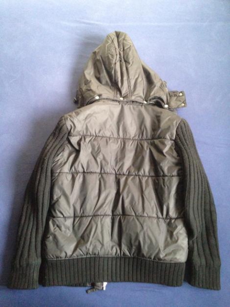 Smog Winterjacke Abnehmbare Kapuze Fell Stoff