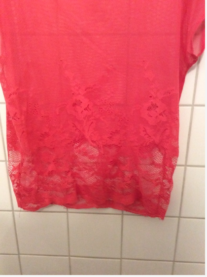 pinkes Netz Oberteil