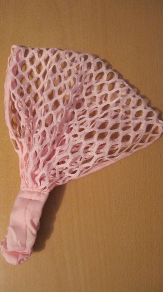 Bandana, Haarband mit Gummizug in der Farbe pink