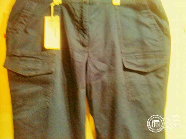 Ulla Popken Cargo Hose blau Gr. 50 Stretch Neu