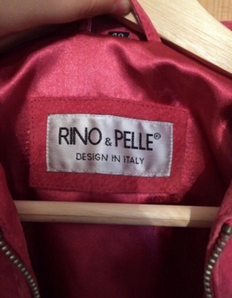 Pinke Wildlederjacke Rino & Pelle