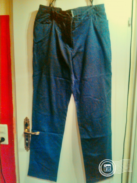 Hose Gr. 96 (48) Blau/Marine Stretch