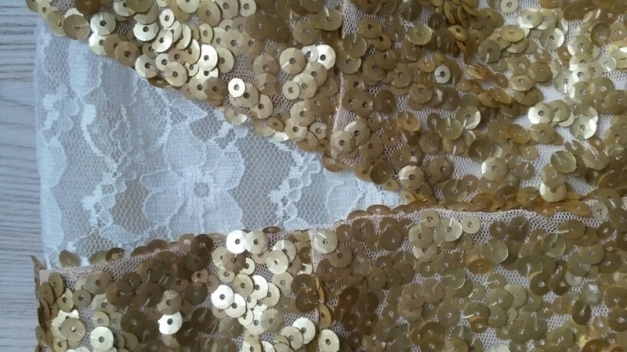 ASOS Paillettenkleid Gold