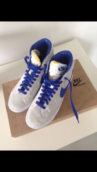 Nike Blazer Mid Vintage Elfenbein/royalblau