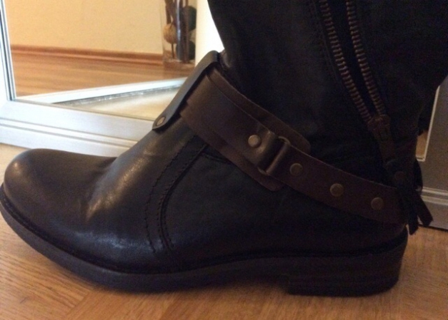 !!! NEU !!! Leder Biker Booties