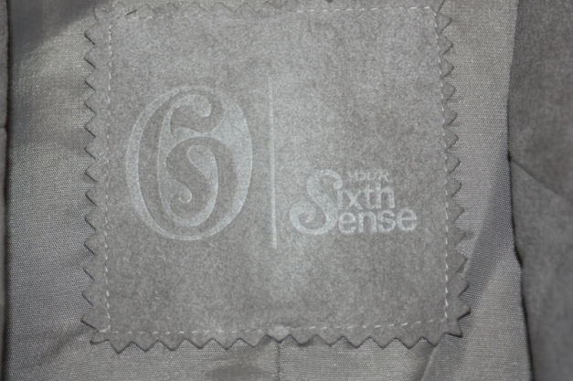 Jacke Alcantara Microfaserstoff, grau, Wildleder-Ähnlich, Gr. 46, Sixth Sense