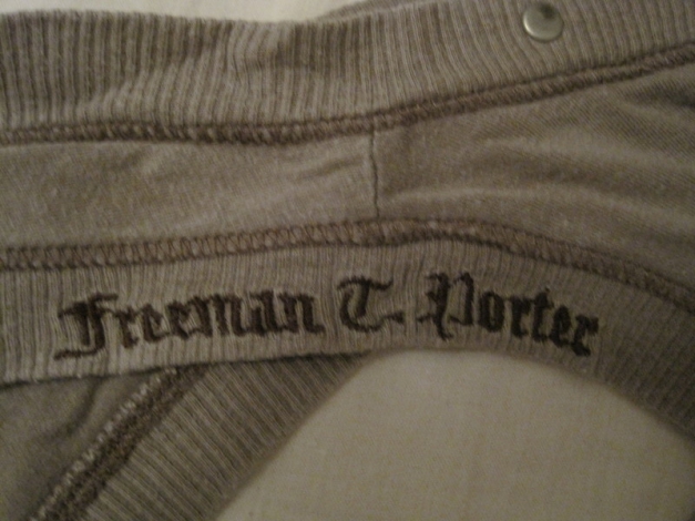 T-Shirt ohne Ärmel / Hoodie  -  Nice Concept, Größe M,  braun