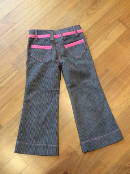 Catimini ~* freche Jeans ~* Gr. 104 ~* Streifenlook ~* Bund regulierbar ~*