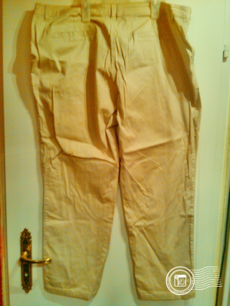 Chino Hose Gr. 50 Sheego Beige/Vanille