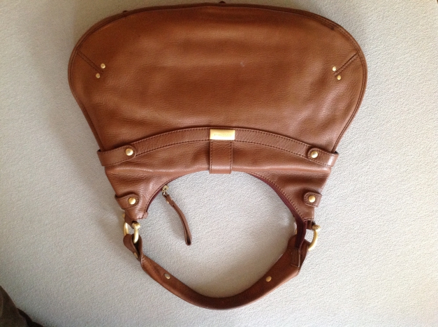 Original Saddle Bag Tasche von Coccinelle in cognac
