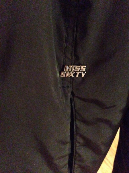 Schwarze Miss Sixty Jacke mit Fell - beidseitig tragbar!