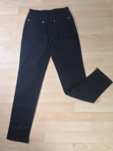 Versace Classic V2 Jeans in Schwarz! Vintage Retro Klassiker schwarze Röhre