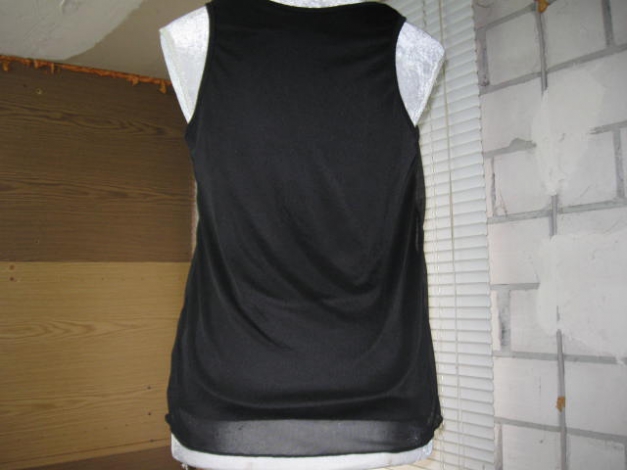 *** Geniales 2-lagiges Top mit Druck & Steinchen ***