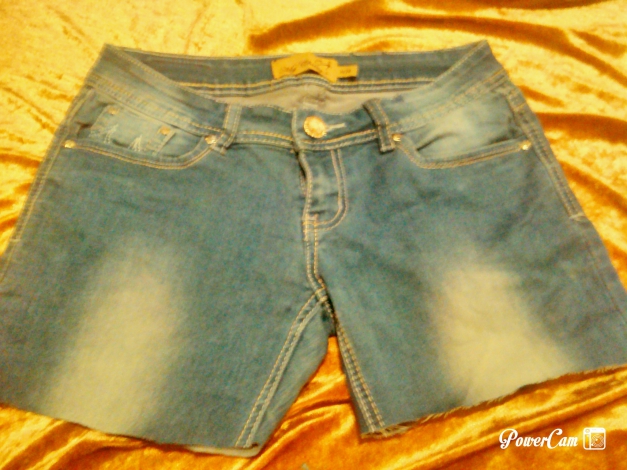 E1, Damen Stretch Shorts Hot Pants Jeans Hose Gr. 38/ M My Christy