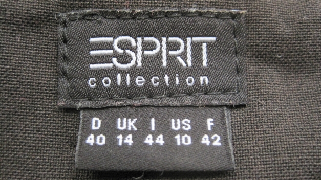 Businesshose, Anzugshose - Esprit Collesction, dunkelbraun bis schwarz, Größe 40 NEU