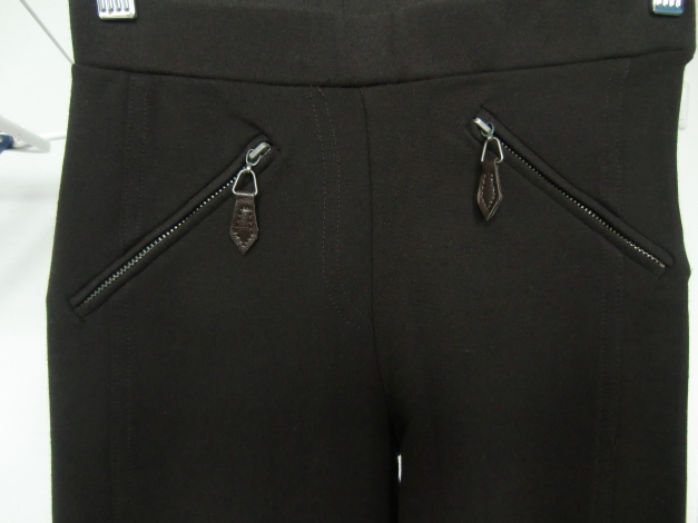 Neu / Zara Leggins Reiterstil Stoff-Mix 