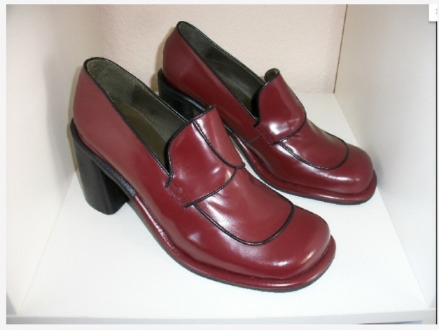 Spiral Pumps Leder rot bordeaux Gr. 41 (40) wie Neu!