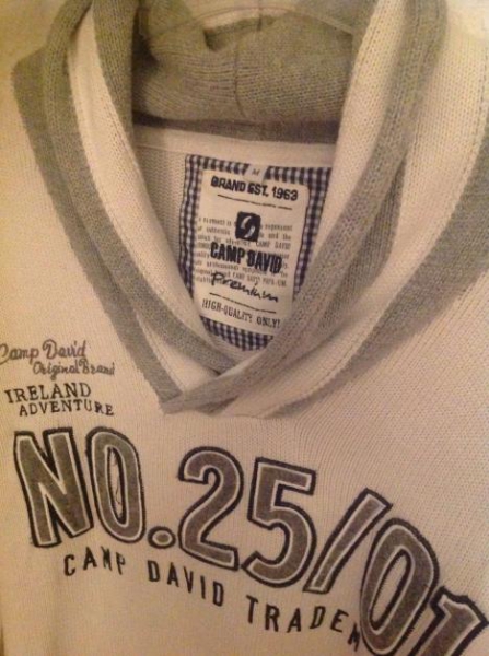 Camp David, Pullover, Sweatshirt, Strick, warm, Winter, Männerpullover, Pulli, Kragen 