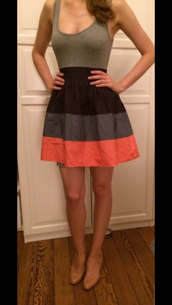 Topshop Kleid, Colourblocking Trend